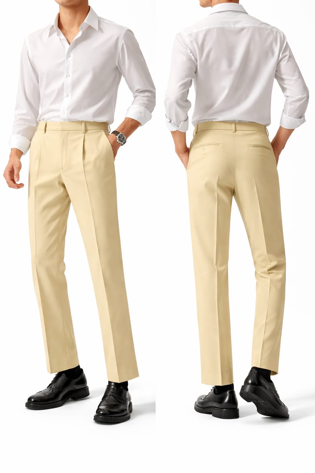 Beige Korean Pant - Image 2