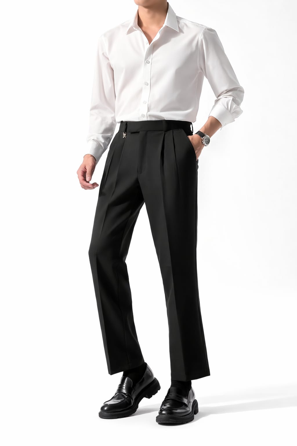 Black Korean Pants - Image 2