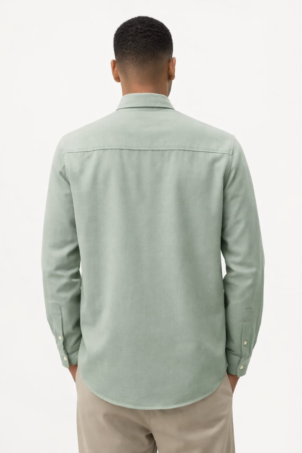Oxford Dusty Green Shirt - Image 2