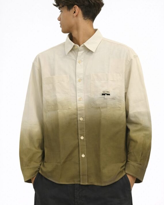 Olive Mist Boxy Oversized Shirt