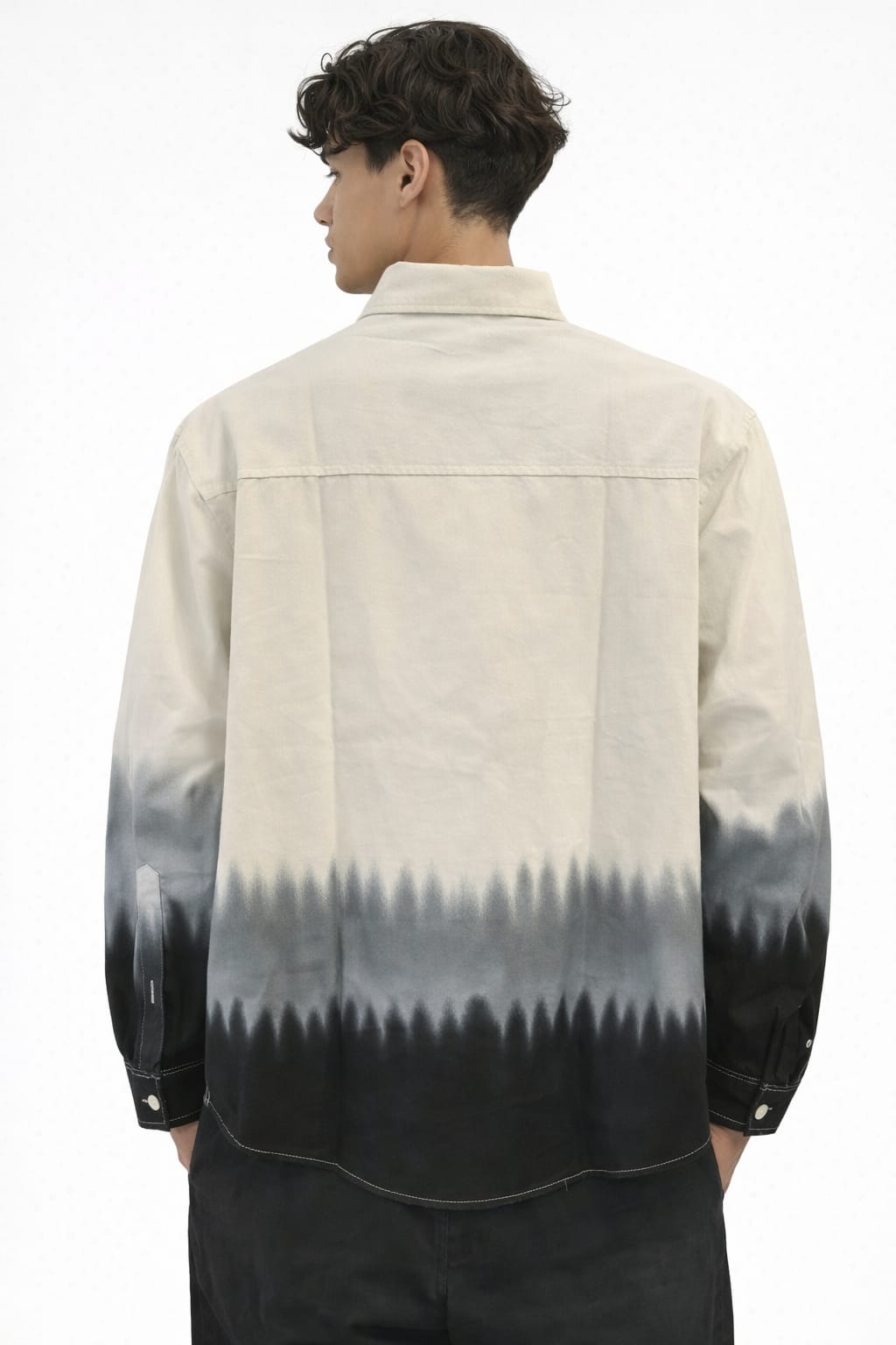 Ocean Fade Boxy Oversized Shirt - Image 2