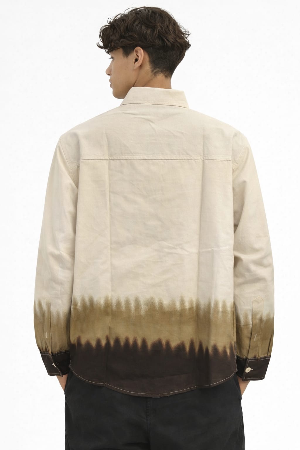 Desert Fade Boxy Oversized Shirt - Image 2