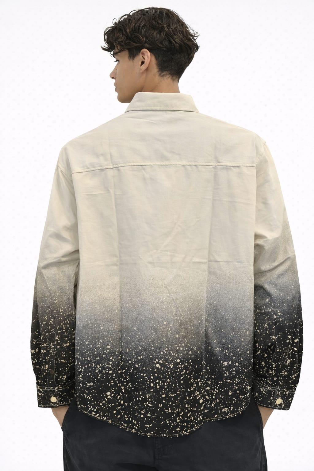 Midnight Fade Boxy Oversized Shirt - Image 2