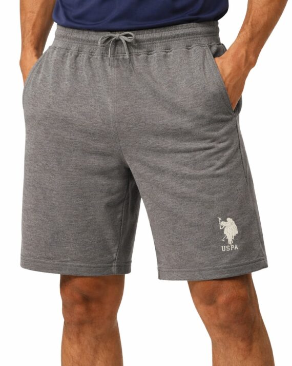 Men’s Grey Cotton Lounge Shorts