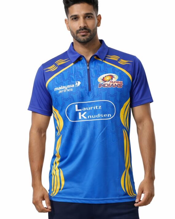 Men’s Blue Cricket Fan Edition Sports Jersey