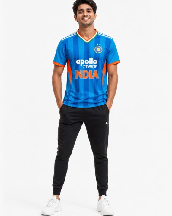 India Blue Fan Edition Cricket Jersey – Performance Match Tee