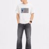 Men's White Motorsport Graphic Premium Round Neck T-Shirt - L