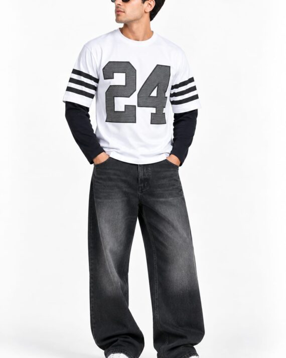 Men’s 24 Varsity Graphic Oversized T-Shirt