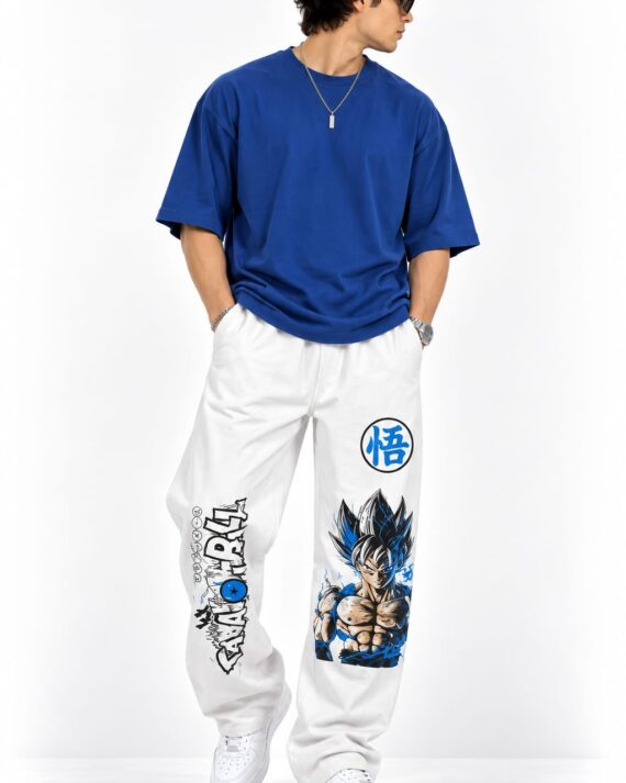 Men's Oversized Anime Graphic Jogger Pants | Relaxed Fit Streetwear Track Pants